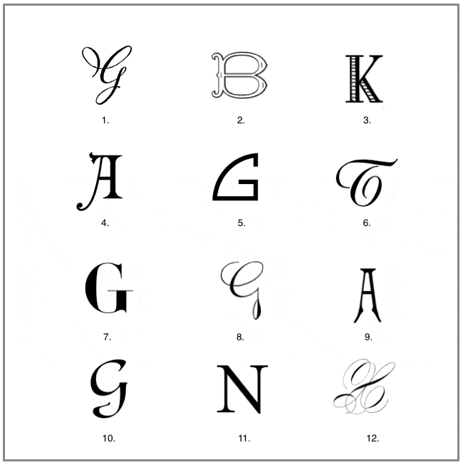 1 Initial Engraved 11mm x 9mm - 9 Carat Yellow Gold Signet Ring