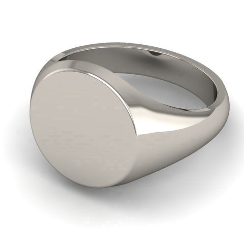 Round 11mm - Sterling Silver Signet Ring