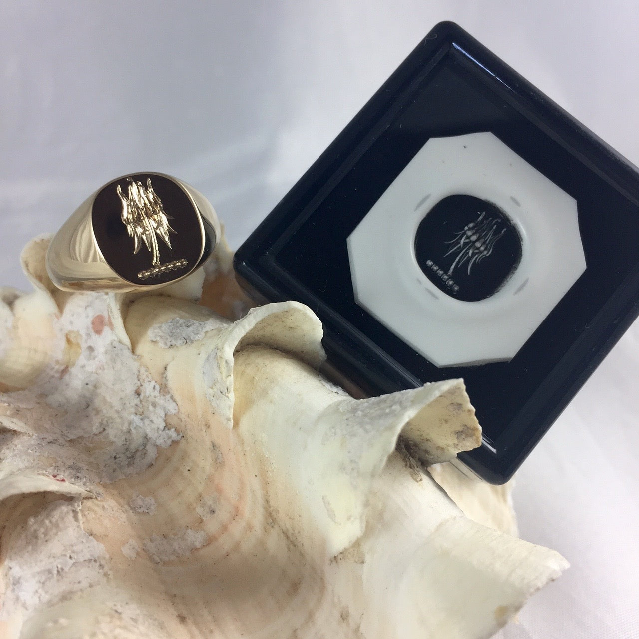 Your Design Signet Ring 12mm x 11mm Cushion - 18 Carat Yellow Gold Signet Ring