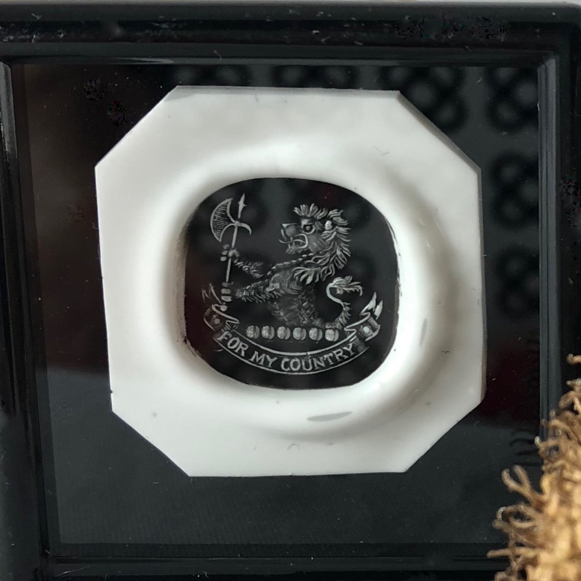 Family Crest Seal Engraved 14mm x 13mm - 9 Carat Yellow Gold Signet Ring