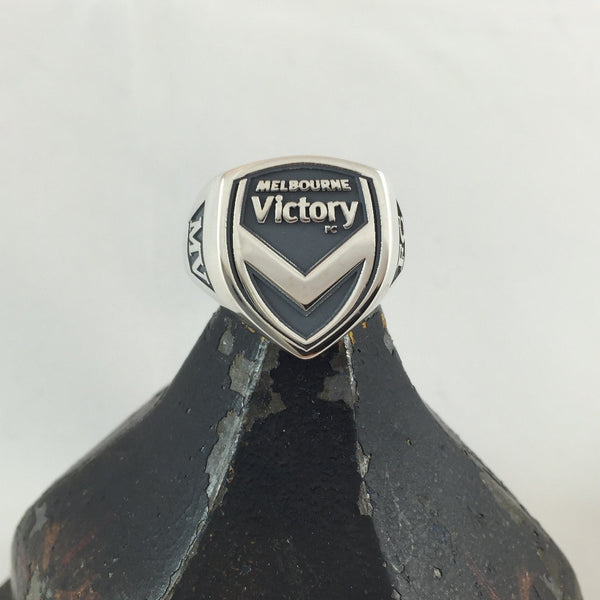 Melbourne Victory Custom Made   -  Sterling Silver Signet Ring