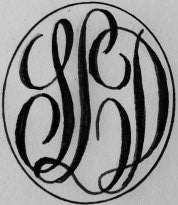 3 Initials Engraved 11mm x 9mm - 9 Carat Yellow Gold Signet Ring