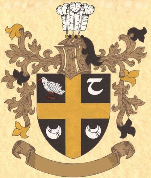 Family Coat of Arms Surface Engraved 14mm x 12mm - Sterling Silver Signet Ring