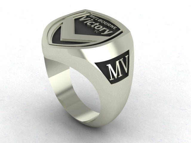 Melbourne Victory Custom Made - Sterling Silver Signet Ring