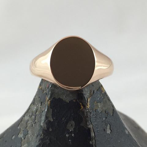 Plain Undecorated Signet Rings