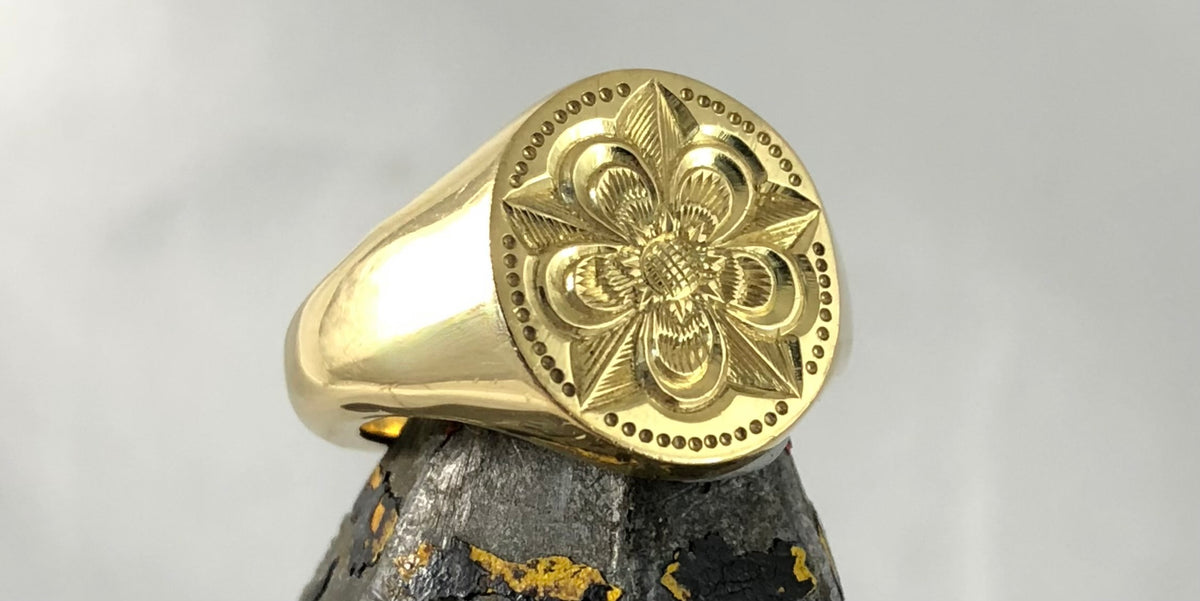 Signet Pattern Signet Circle | Australia's leading maker of Customised Signet Rings