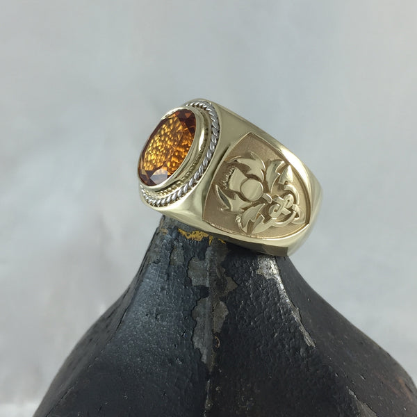 Your Design King's Ring 15mm x 14mm  -  9 Carat Yellow Gold Signet Ring